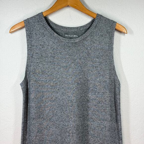Women's Michael Stars Sleeveless Gray Sweater Dress Size Small NEW - Picture 2 of 8